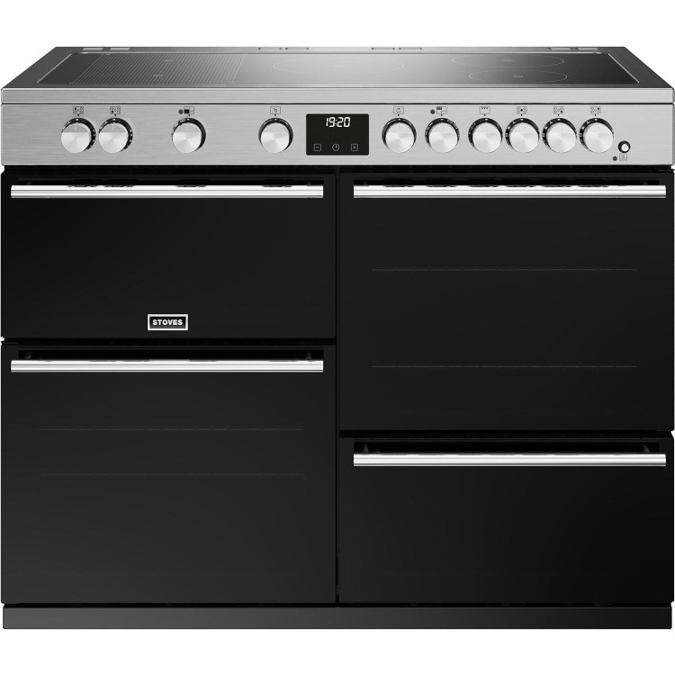 Stoves 444411506 Precision Deluxe D1100Ei RTY 110cm Electric Range Cooker - Stainless Steel