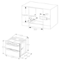 Belling 444411631 Built-Under Electric Double Oven - Stainless Steel