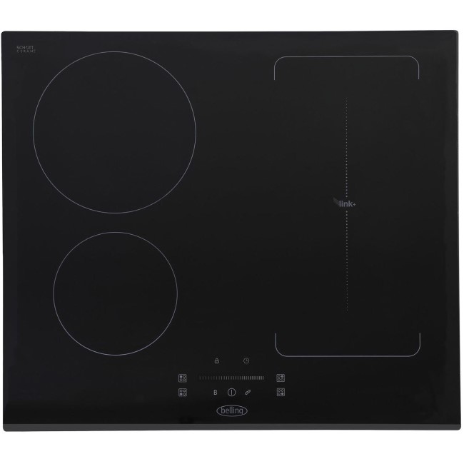 Belling ComfortCook 60cm 4 Zone Induction Hob With LinkPlus