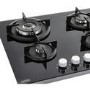 Belling 60cm Gas on Glass 4 Burner Gas Hob - Black