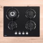 Belling 60cm Gas on Glass 4 Burner Gas Hob - Black