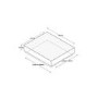Belling 60cm Gas on Glass 4 Burner Gas Hob - Black