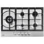 Belling 75cm 5 Burner Gas Hob With Cast Iron Pan Stands - Stainless Steel