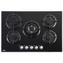 Belling 75cm 5 Burner Gas on Glass Hob - Black