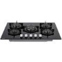 Belling 75cm 5 Burner Gas on Glass Hob - Black