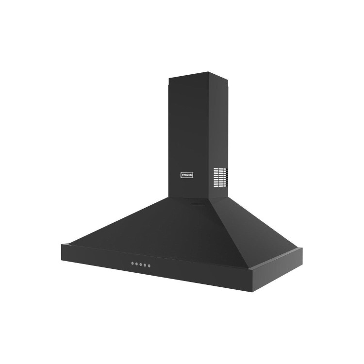 Stoves Sterling 110PYR 110cm Chimney Cooker Hood - Black