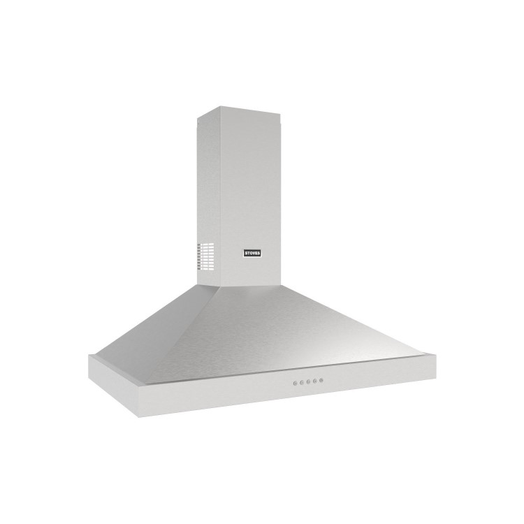 Refurbished Stoves Sterling 110PYR 110cm Chimney Cooker Hood - Stainless Steel