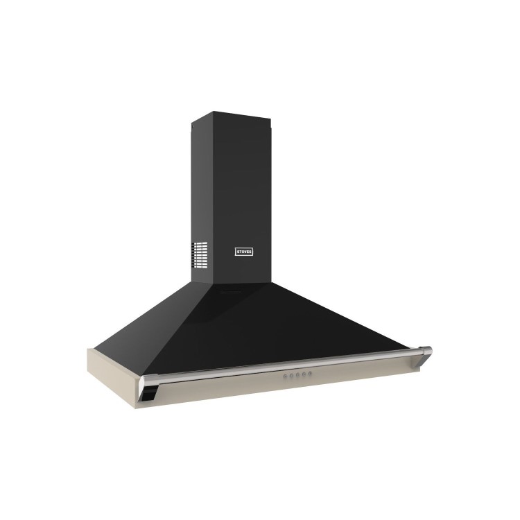 Stoves Richmond 100PYR 100cm Chimney Cooker Hood - Cream