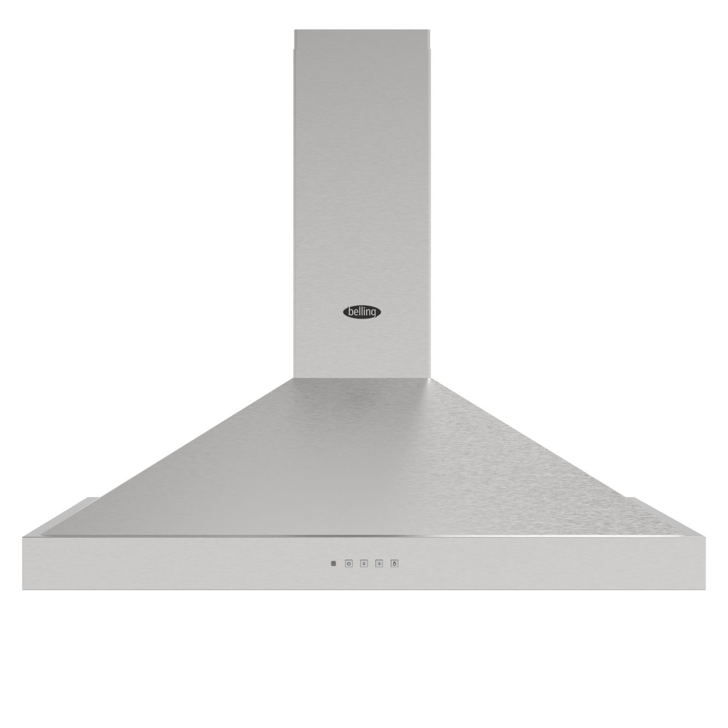 Belling 444411668 90cm CookCentre Pyramid Chimney Cooker Hood - Stainless Steel