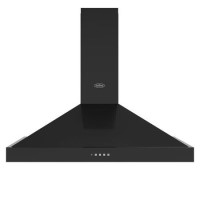 Belling 100cm FarmHouse Pyramid Chimney Cooker Hood - Black