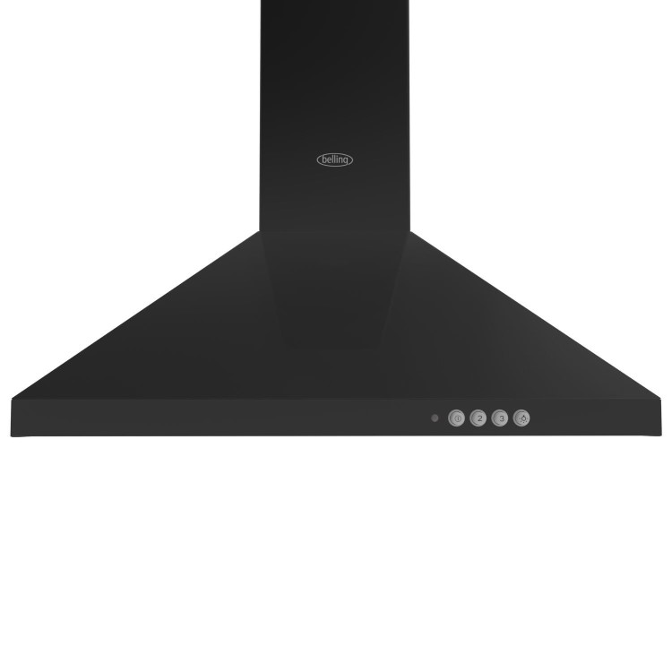 Belling 60cm Pyramid Chimney Cooker Hood - Black