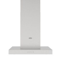 Belling 80cm T Shape Chimney Cooker Hood - Stainless Steel
