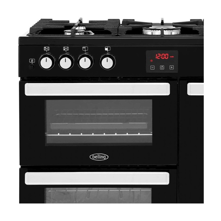 Belling Cookcentre X90G 90cm Gas Range Cooker - Black