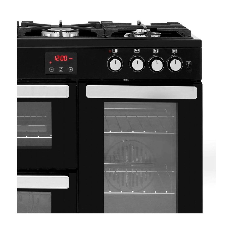 Belling Cookcentre X90G 90cm Gas Range Cooker - Black