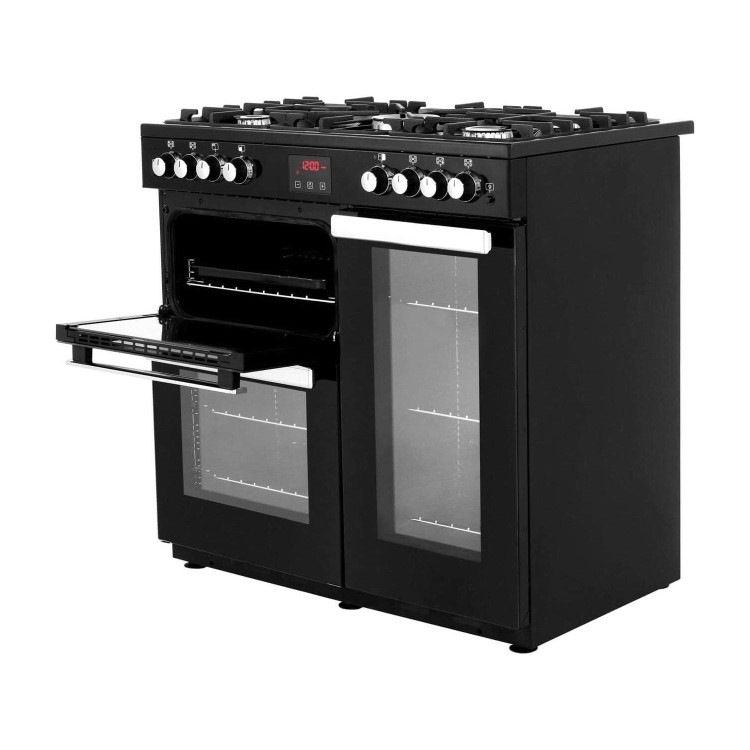 Belling Cookcentre X90G 90cm Gas Range Cooker - Black