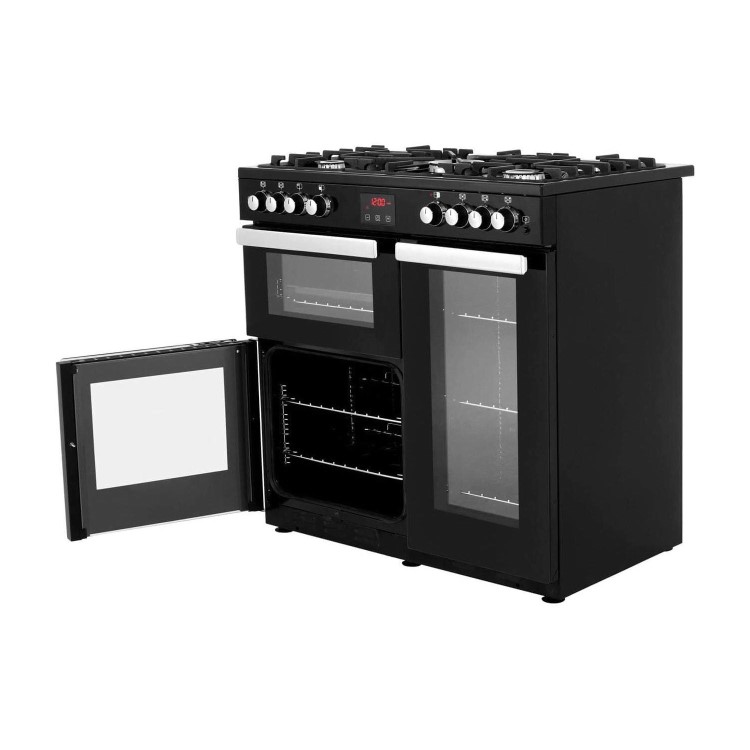 Belling Cookcentre X90G 90cm Gas Range Cooker - Black