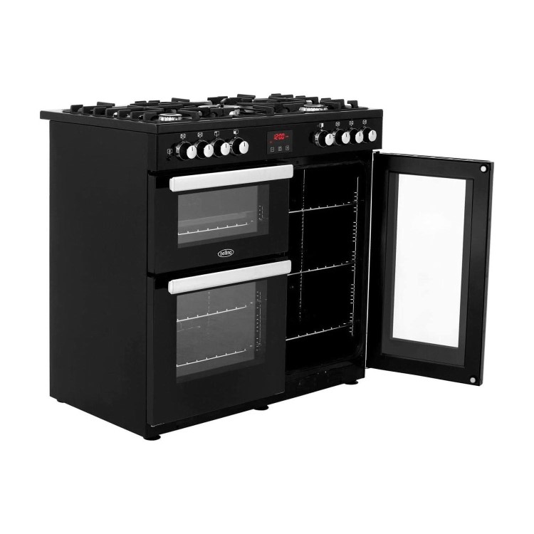 Belling Cookcentre X90G 90cm Gas Range Cooker - Black