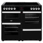 Belling Cookcentre 100E 100cm Electric Range Cooker with Ceramic Hob - Black