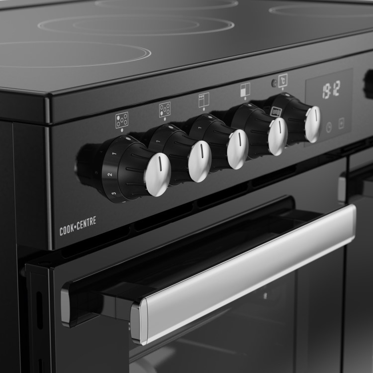 Belling Cookcentre 90cm Electric Range Cooker - Black