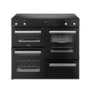 Belling Cookcentre 100cm Electric Induction Range Cooker - Black