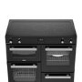 Belling Cookcentre 100cm Electric Induction Range Cooker - Black