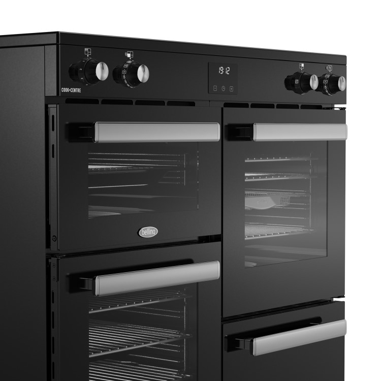 Belling Cookcentre 100cm Electric Induction Range Cooker - Black