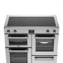Belling Cookcentre 100cm Electric Induction Range Cooker - Stainless Steel
