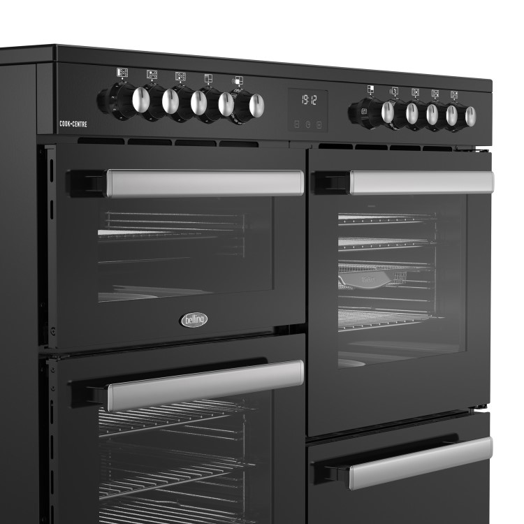 Belling Cookcentre 110cm Electric Range Cooker - Black