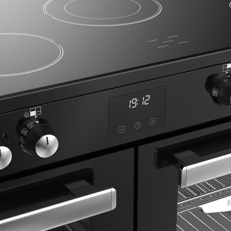 Belling Cookcentre 110cm Electric Range Cooker - Black