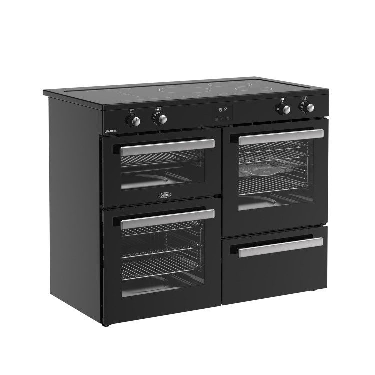 Refurbished Belling Cookcentre 444411807 110cm 5 Zone Induction Hob Electric Range Cooker