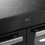 Refurbished Belling Cookcentre 444411807 110cm 5 Zone Induction Hob Electric Range Cooker