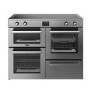 Belling Cookcentre 110cm Electric Induction Range Cooker - Stainless Steel