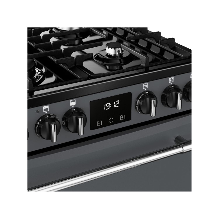 Refurbished Belling Farmhouse 60DF 60cm Dual Fuel Cooker Anthracite