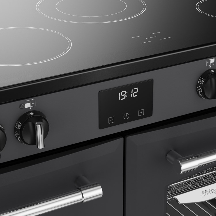 Belling Farmhouse 100cm Electric Range Cooker - Grey