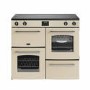Belling Farmhouse 100cm Electric Induction Range Cooker - Cream