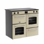 Belling Farmhouse 100cm Electric Induction Range Cooker - Cream
