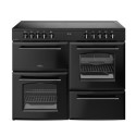 A2/444411835 GRADE A2 - Belling Farmhouse 110cm Electric Range Cooker - Black