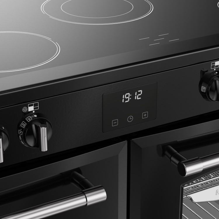 Belling Farmhouse 110cm Electric Range Cooker - Black