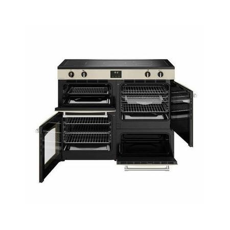 Belling Farmhouse 110cm Electric Induction Range Cooker - Cream