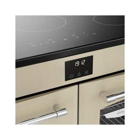 Belling Farmhouse 110cm Electric Induction Range Cooker - Cream