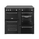 444411859 Stoves Richmond 100cm Electric Induction Range Cooker - Black