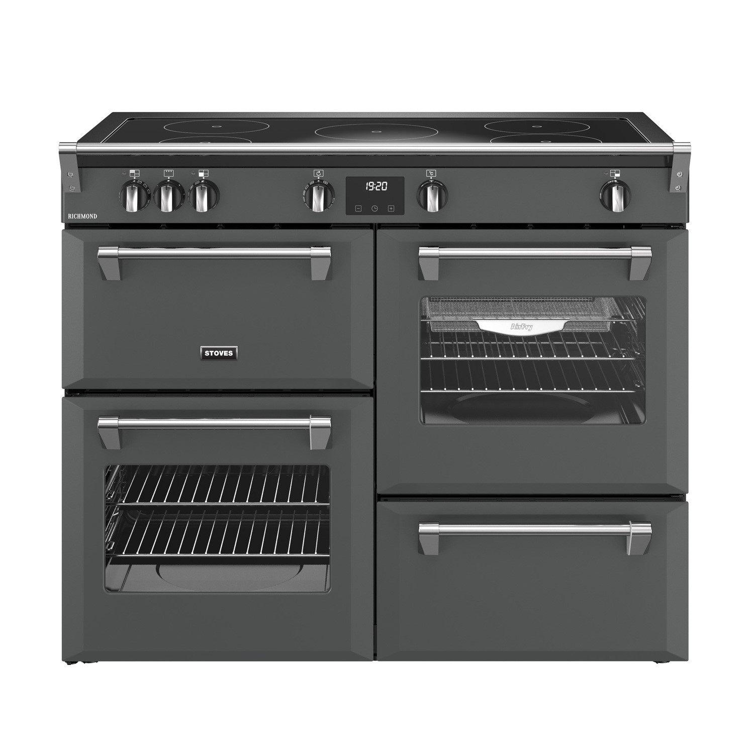 Photos - Oven Stoves Richmond 110cm Electric Induction Range Cooker - Anthracite 