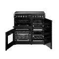 Stoves Richmond DX 90cm Electric Induction Range Cooker - Black