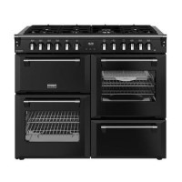 Refurbished Stoves Richmond DX 110cm Dual Fuel Range Cooker Black Refurbished Stoves Richmond DX 110cm Dual Fuel Range Cooker Black