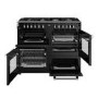 Refurbished Stoves Richmond DX 110cm Dual Fuel Range Cooker Black