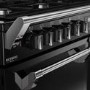 Refurbished Stoves Richmond DX 110cm Dual Fuel Range Cooker Black