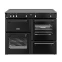 444411880 Stoves Richmond DX 110cm Electric Zoneless Induction Range Cooker - Black