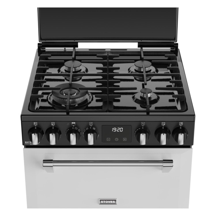 Stoves Richmond DX 60cm Dual Fuel Cooker - Ice White