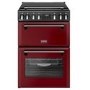 Stoves Richmond DX 60cm Dual Fuel Cooker - Garnet Red