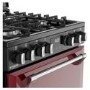 Stoves Richmond DX 60cm Dual Fuel Cooker - Garnet Red